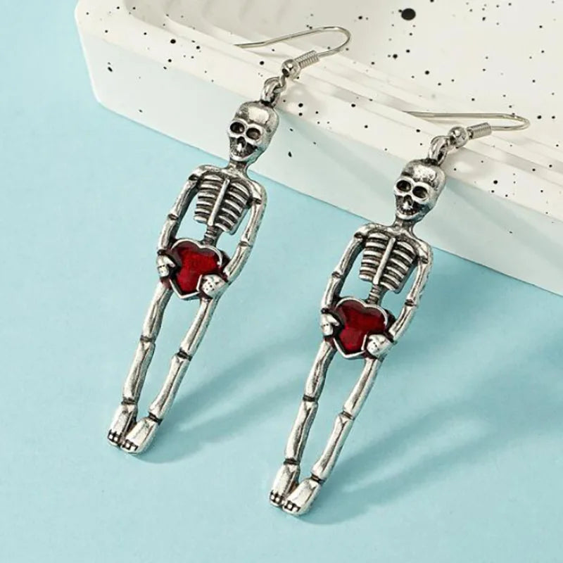 Astor Skeleton Dangle Earrings