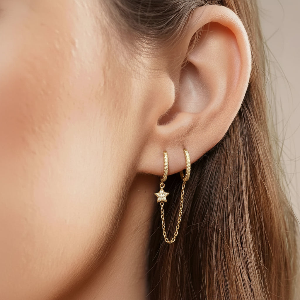 Astaria Vintage Steel Earrings