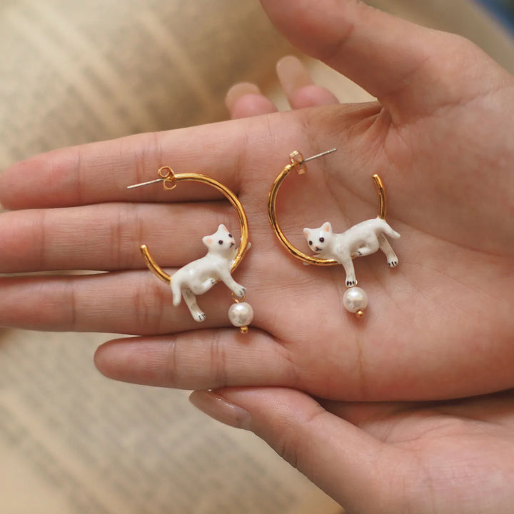 Artist’s Cat Hoop & Pendant