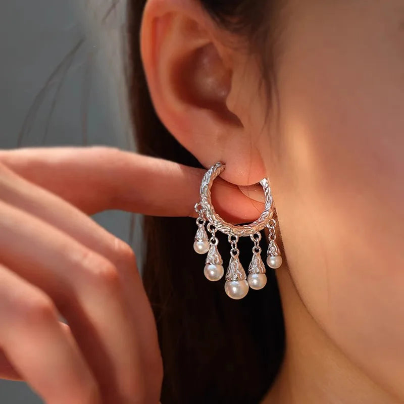 Évelina Pearl Drop Earrings