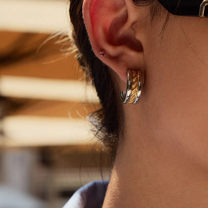 Echelon C-Hoop Earrings