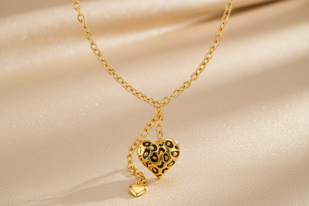 Intuitive Heart Gold-Plated Necklace