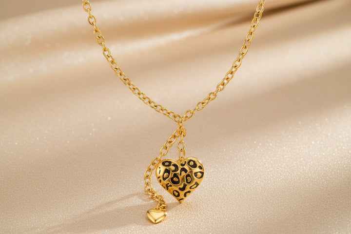 Intuitive Heart Gold-Plated Necklace