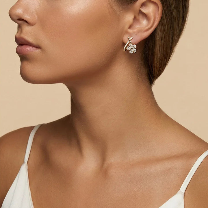 Rosalie 18k Gold-Plated Studs