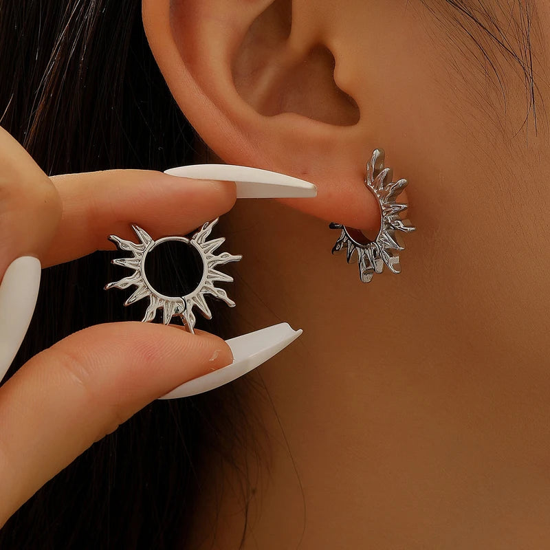 Molten Sun Hoops