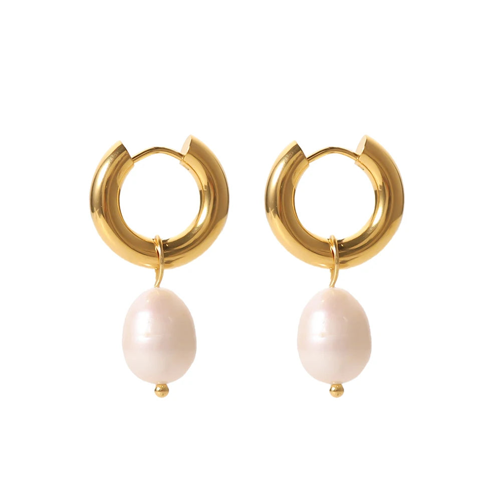 Kaia Pearl Hoops