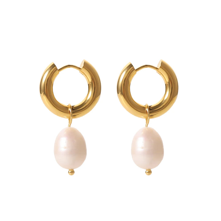 Kaia Pearl Hoops