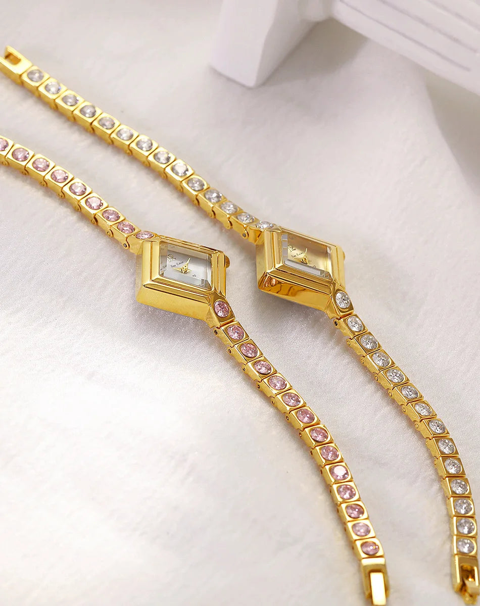 Siena Capri Rhinestone Quartz Watch