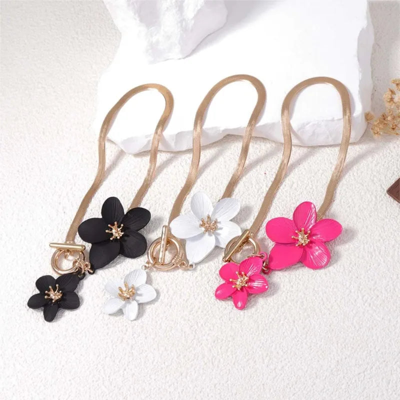 Rhea Sable Floral Anklet