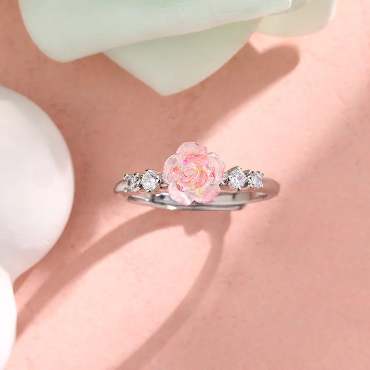 Roselle Gem Bloom Ring