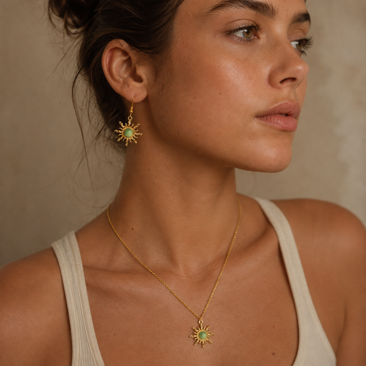 Sol Relica Earrings & Necklace Set