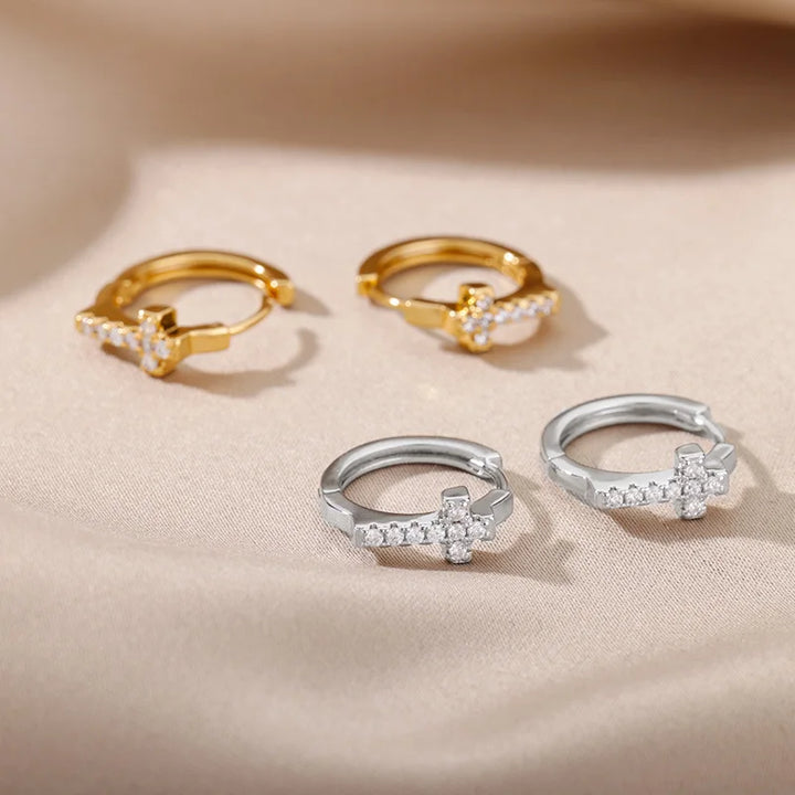 Eve & Angie Stainless Steel Hoops