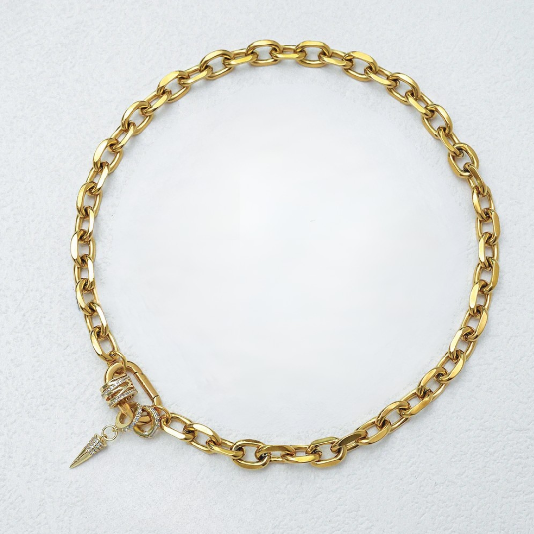 Alma Rose 18k Chain Necklace