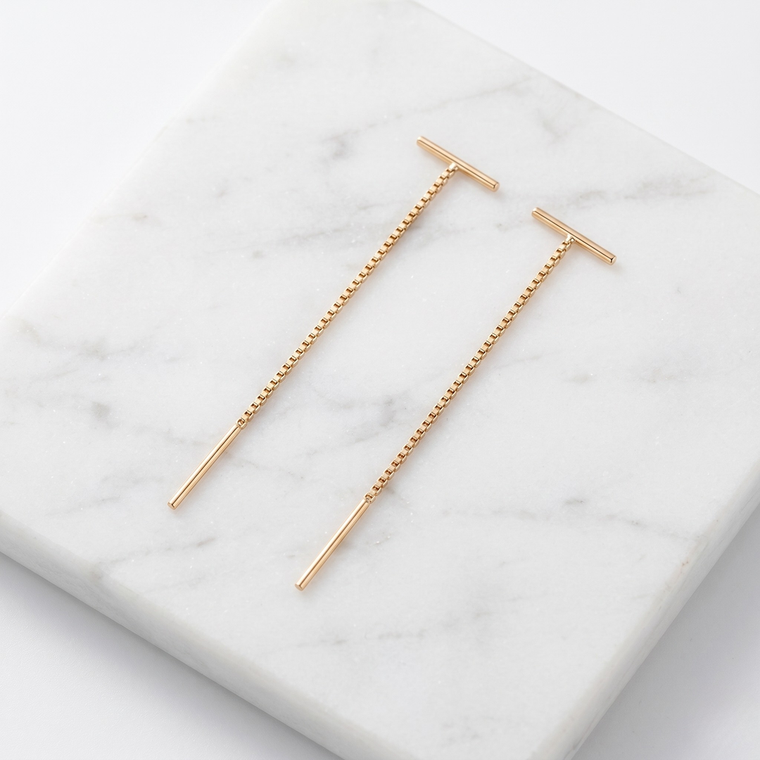 Ena Sol Chain Earrings