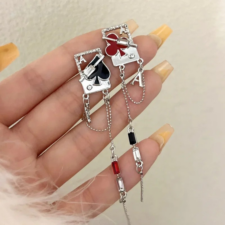 Ace Tassel Earrings
