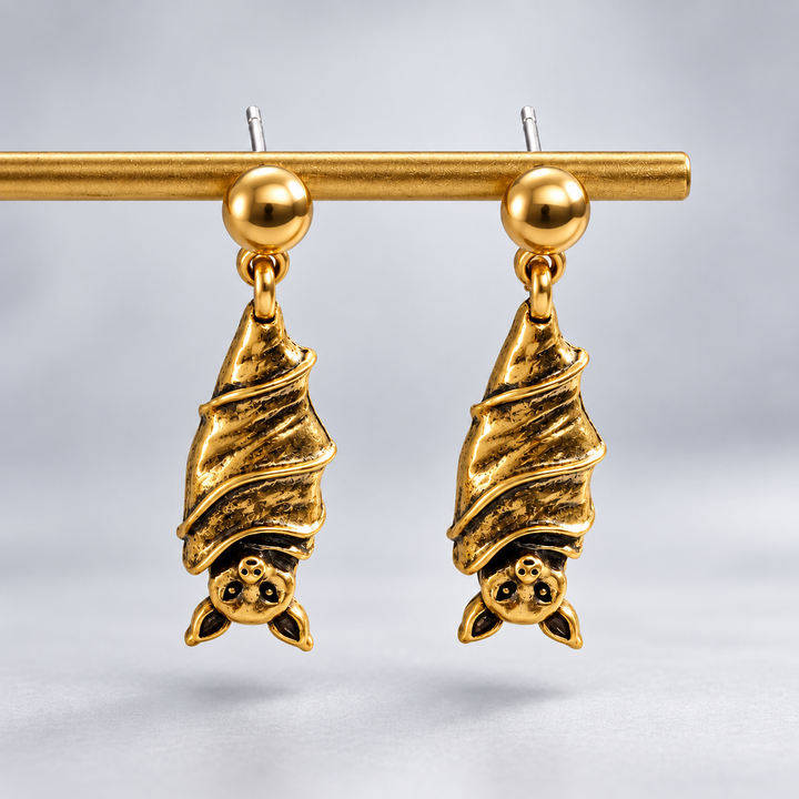 After Dusk Bat Earrings
