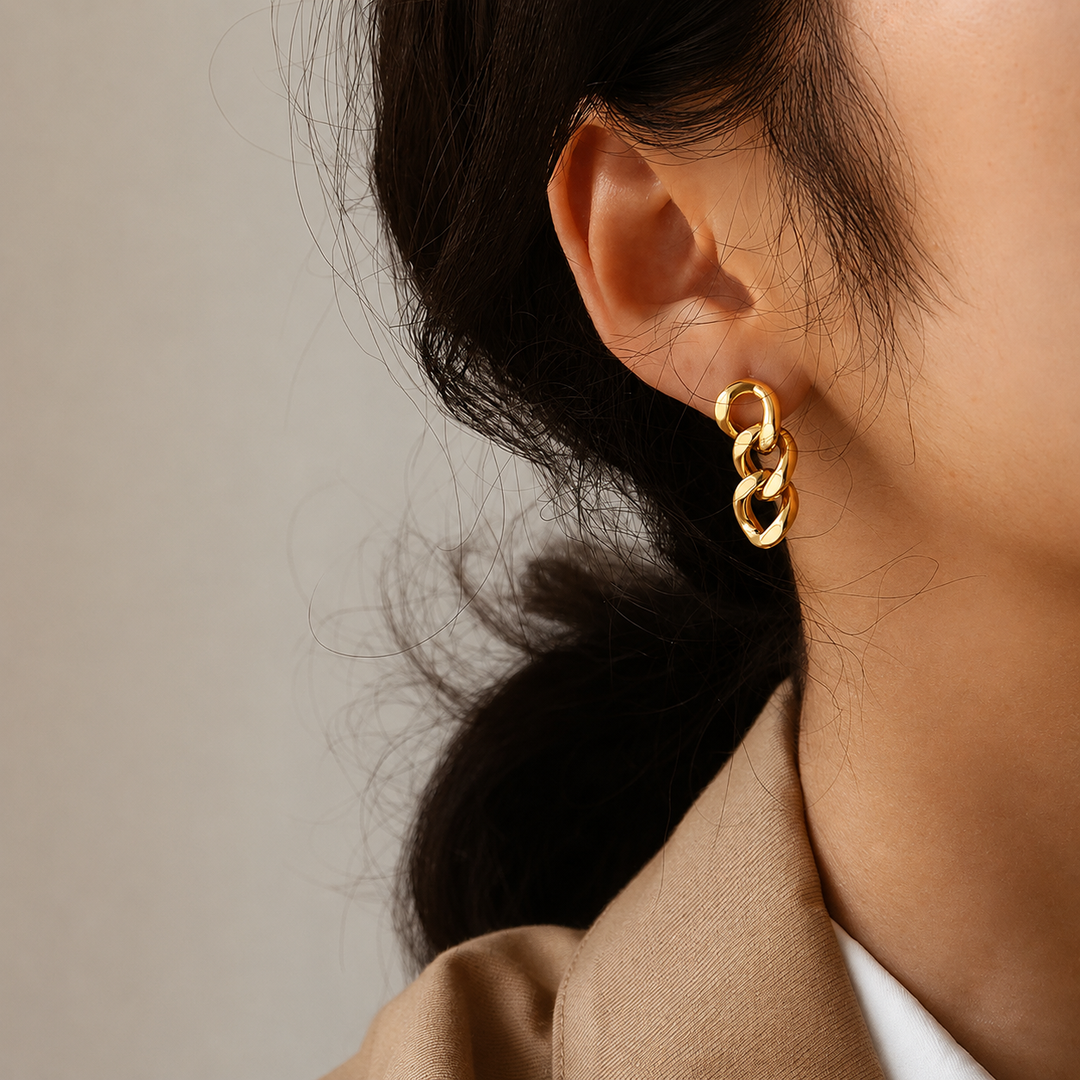 Downtown Chain Link Earrings