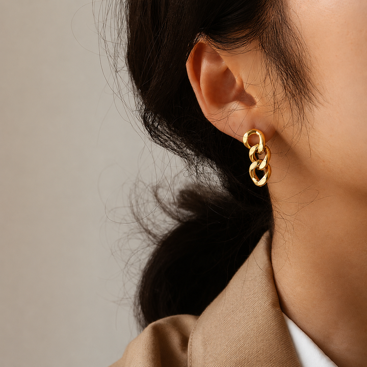 Downtown Chain Link Earrings