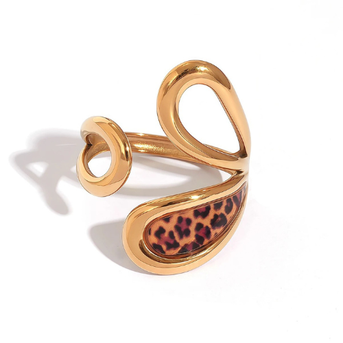 Marclaire Tortoise Inlay Ring