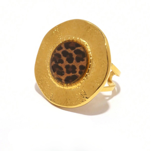 Marclaire Tortoise Inlay Ring