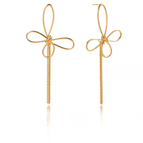 Continuity Gold-Plated Earrings