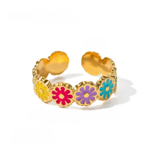 Elenya Daisy Waterproof Ring