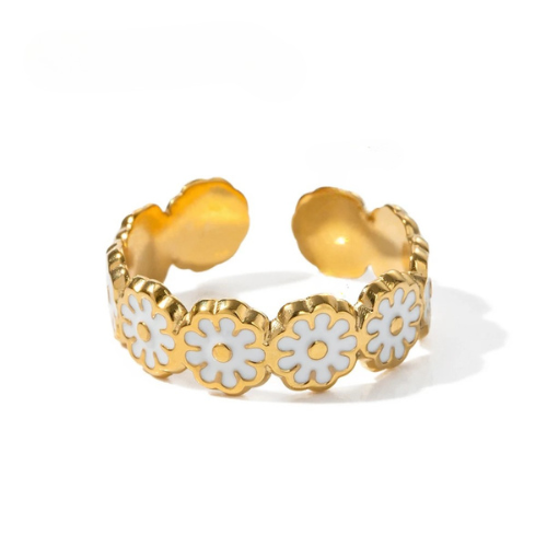 Elenya Daisy Waterproof Ring