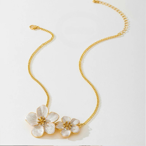 Florencia Verde Enamel Necklace
