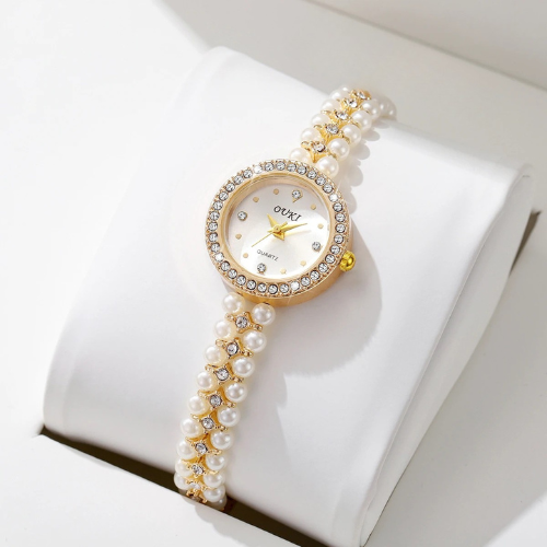 Vivianne Pearl Bracelet Watch