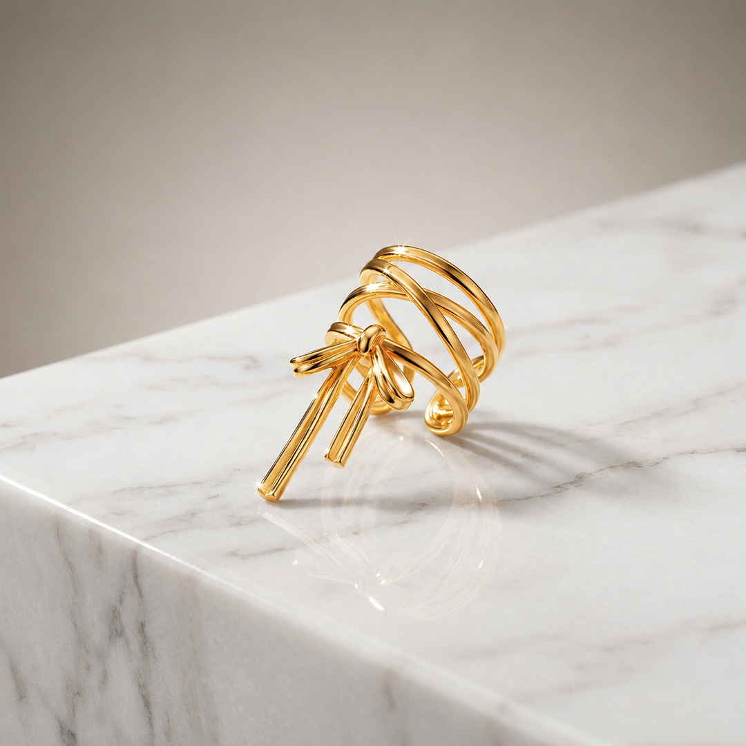 Poppy Mini Bow Cuff