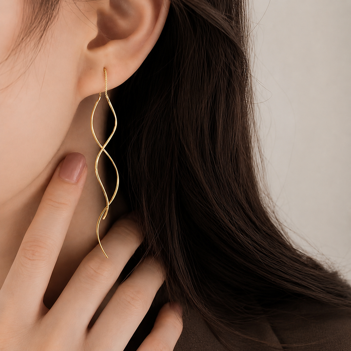 Melting Point Sterling Silver Earrings