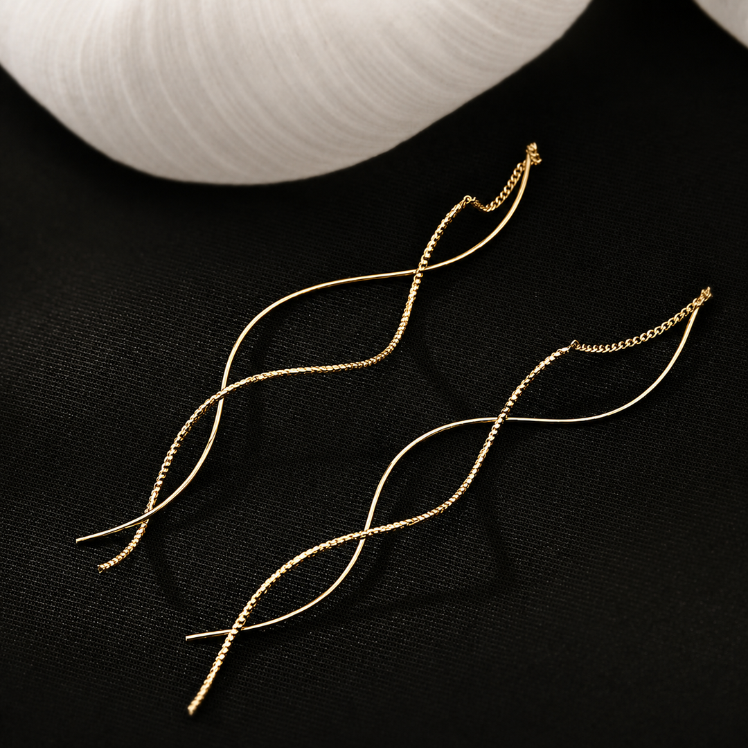Melting Point Sterling Silver Earrings