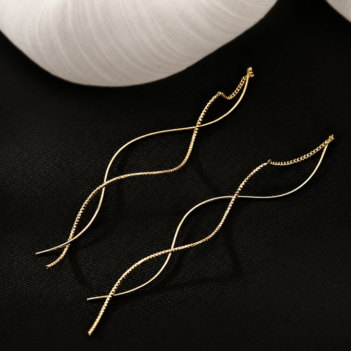 Melting Point Sterling Silver Earrings