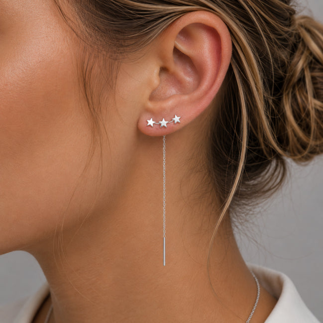 Astéria Star Threader Earrings
