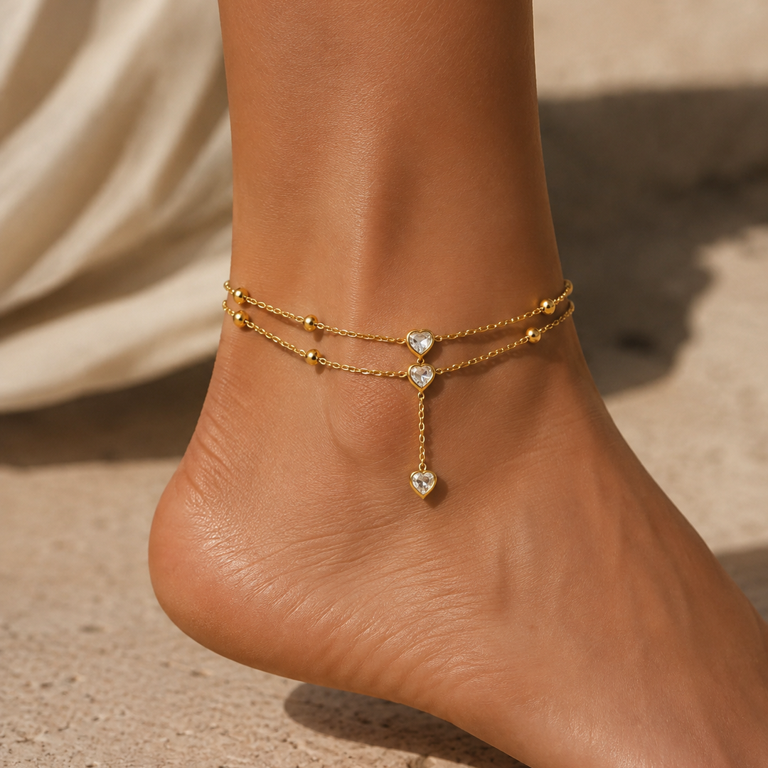 Lovona Chain Waterproof Anklet