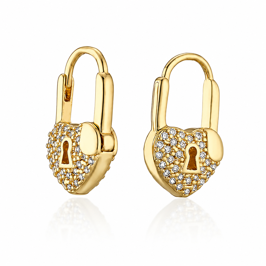 Heartlock Mini Hoops