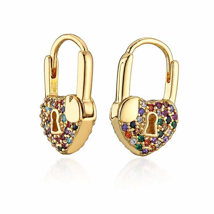 Heartlock Mini Hoops